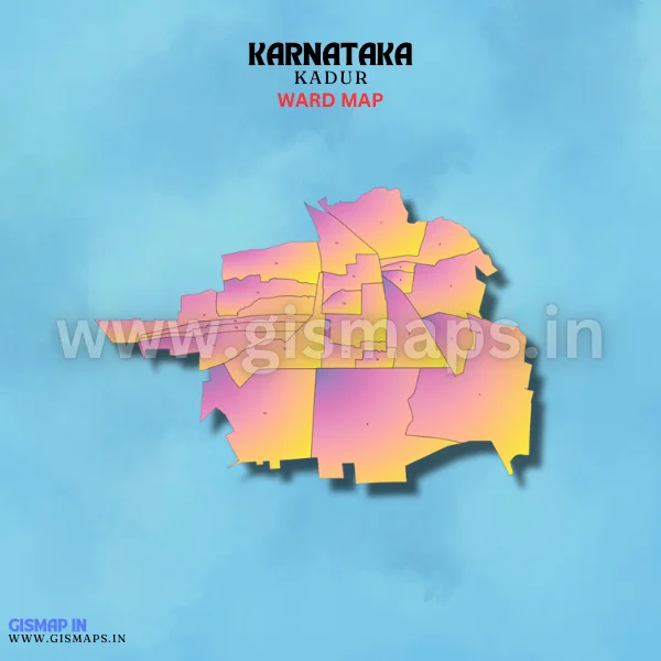 Kadur Ward Map (Karnataka)